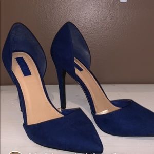 Blue heels